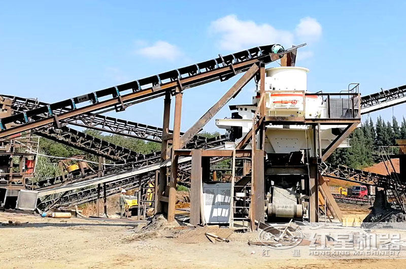 制砂機(jī)成品粒型好，成品多用于建筑工程，道路基建